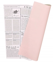 Изображение товара Плівка у листі для квітів рожева “Newslet” 20 шт.